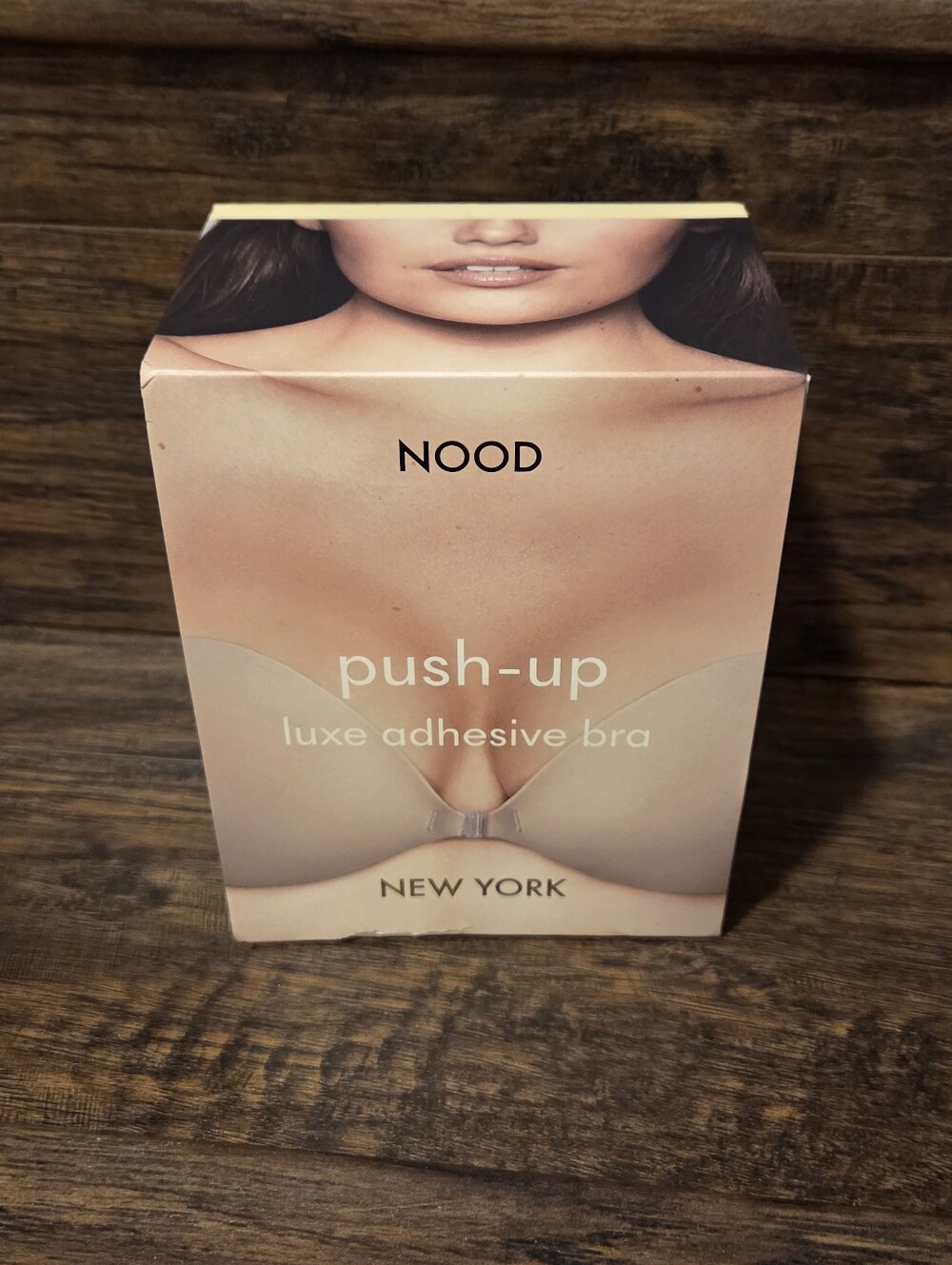 Nood Women's Luxe Push-Up Adhesive Bra, Size A, No.3 Buff Color, Backless NWT!
